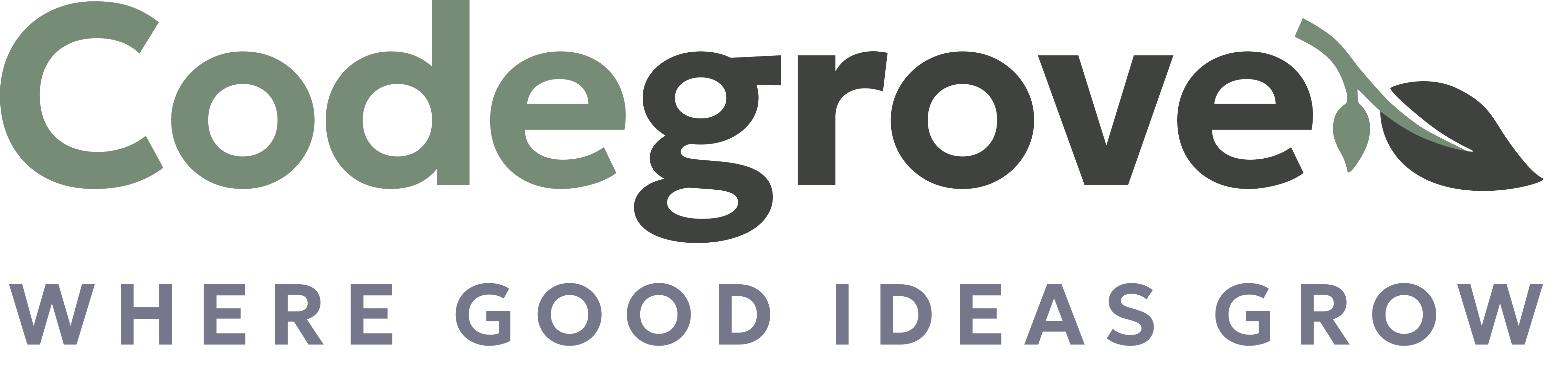 Codegrove logo - where good ideas grow